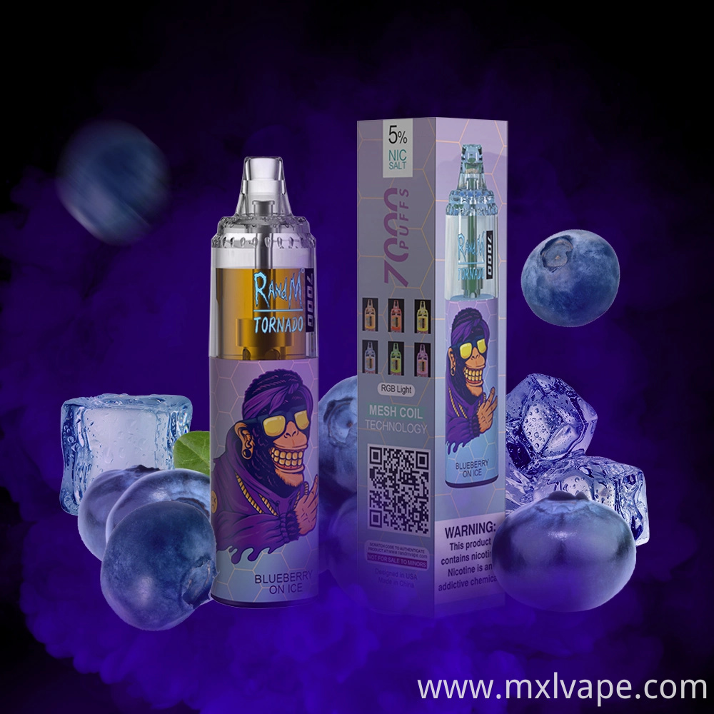 Factory Wholesale Disposable E Cigarette Randm Tornado 7000 Puffs